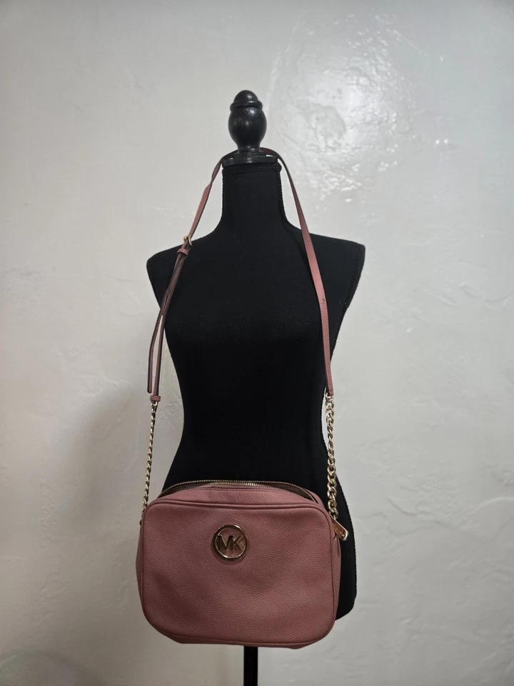 Michael Kors Fulton large Crossbody Bag Peach Pink  - Image 1 of 4