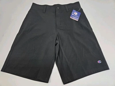 NWT Champion Boys Youth Chino Shorts Black Size XL #8026 - Image 1 of 4