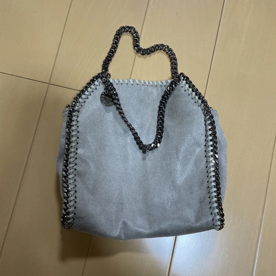 Bolso de Hombro Stella Mccartney Imitación Cuero Falabella Auténtico Gris Mujeres Reino Unido 120164 Foto 1 de 1