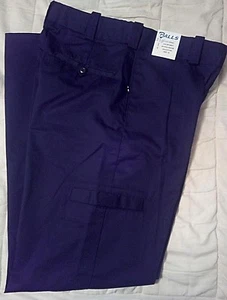 GALLS CARGO Herren Hose 32 x 33,5 marineblau 35 % Baumwolle Stretch Taille flach neu mit Etikett - Bild 1 von 3