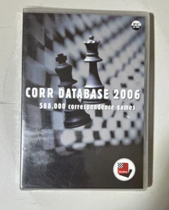 PC cd-rom Corr Database 2006 Chessbase 588.000 correspondence games - Picture 1 of 3
