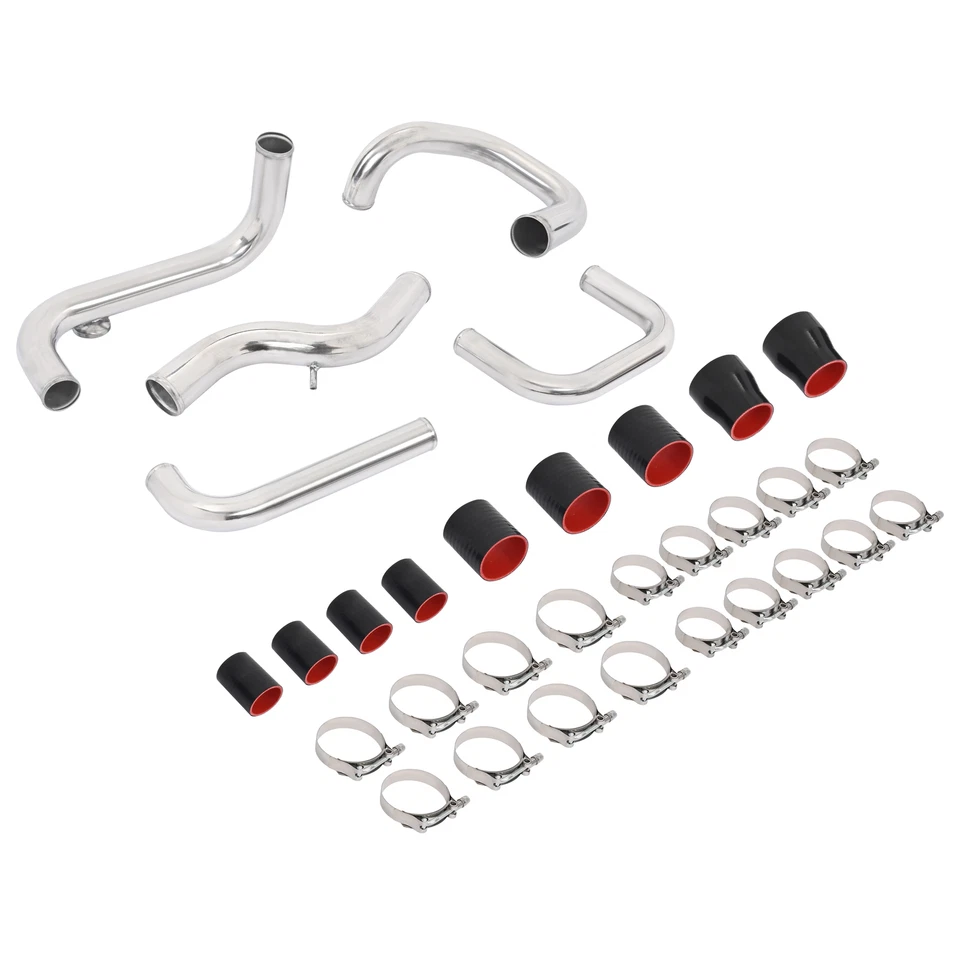 Polished Intercooler Pipe & Boot Kit For Acura Integra For Honda Del Sol 1990-01 - Image 1 of 4