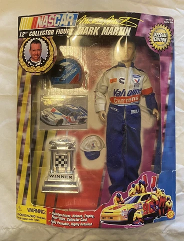 Mark Martin Nascar 12" Collector Action Figure Doll TOYBIZ Special Edition Cover