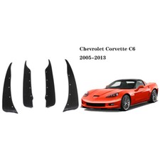 4pcs Heavy Duty Molded Splash Mud Flaps Guards Fenders For Chevrolet Corvette C6