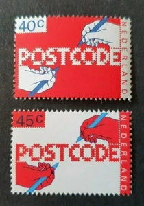 1978 OLANDA OLANDA SET CODICI POSTALI VF MNH - Foto 1 di 1
