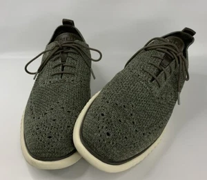 Zapatos Oxford con cordones punta de ala de tela Cole Haan Active caminar punta redonda verde 11M - Imagen 1 de 12