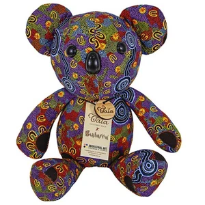 KOALA SOFT TOY, 29cm - ABORIGINAL, AUSTRALIA, COLLECTABLE - WOMEN AT WATERHOLES - Picture 1 of 1