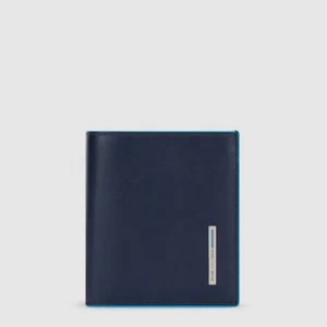 Portafoglio Piquadro uomo verticale con porta monete PU5963B2R/BLU2 - Foto 1 di 3