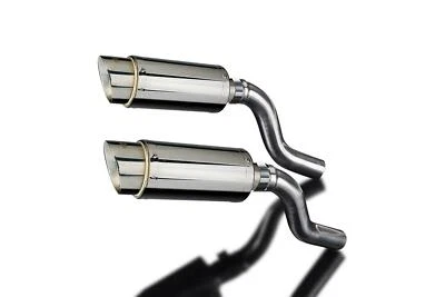 Delkevic Mini 8" Stainless Round Mufflers - Kawasaki Ninja 1000 - 14-17 Exhaust - Imagem 1 de 3