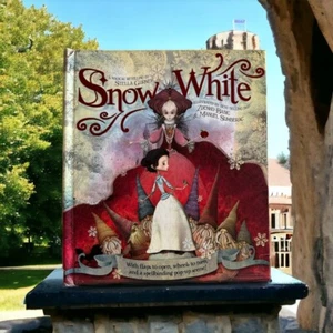 Kids Snow White Stella Gurney Flaps Open Pop Up Scene Story Book Wheels Turn Bed - Bild 1 von 9