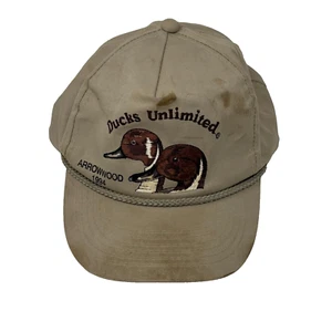 Vintage Ducks Unlimited Pintail SnapBack Hat Arrowwood 1994 Distressed Rope Cap - Bild 1 von 6