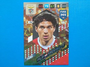 2018 Panini Adrenalyn FIFA 365 2017-18 #302 Filip Krovinovic Benfica 