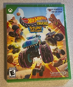 Hot Wheels Monster Trucks Stunt Mayhem Xbox One Series X New Sealed 810110661189 - Picture 1 of 2