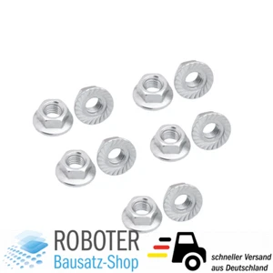 10x M3 Sechskantmutter mit Flansch - Bild 1 von 1