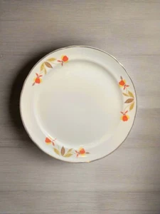 Hall's Superior, Jewel Tea, Autumn Leaves, 6-M Dessert Plate - Picture 1 of 6