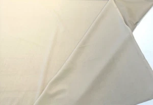 Rudy Velvet Beige Parchment Drapery Upholstery Belgian Fabric by the yard - Picture 1 of 7
