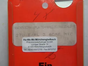 Gewindeplatten von CPT, 27U E/RL 3 ACME MXC - Picture 1 of 2