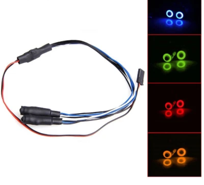 RC LED Scheinwerfer Beleuchtung 9mm Angel und Demon Eys RC Auto - Bild 1 von 3