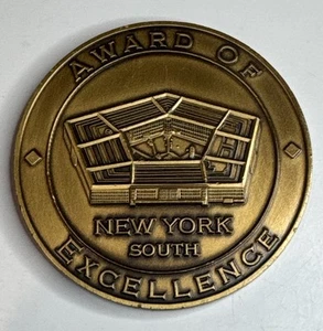Challenge Coin Secretary Of The Army Civilian Aide / New York South / Pentagon - Picture 1 of 3