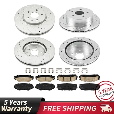 Juego completo de rotores y pastillas de freno para GMC Terrain 2010-2017 Foto 1 de 4