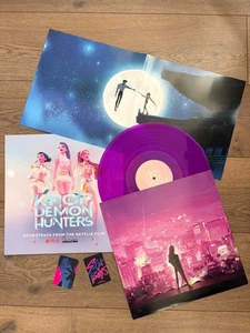 KPOP DEMON HUNTERS OST Soundtrack ✨ Smokey Fuschia D2C Exc Vinyl ✨ IN HAND  - Picture 1 of 7
