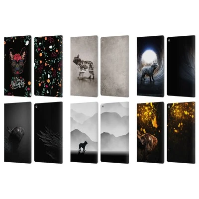 OFFICIAL KLAUDIA SENATOR FRENCH BULLDOG LEATHER BOOK WALLET CASE FOR AMAZON FIRE - Image 1 of 4