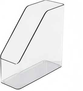 File Organizer Rack Trasparente,Portariviste Formato, Portariviste Rack Organizz - Foto 1 di 4