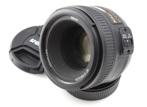 Nikon AF-S 50mm f1.8 G Prime Objektiv mit Kappen für Nikon DSLR Kameras - Bild 1 von 4
