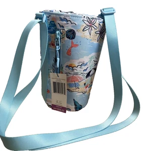 NWT Vera Bradley Lighten Up Water Bottle Crossbody Beach Treasures Mini Cooler - Picture 1 of 8