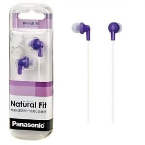 Auriculares estéreo intrauditivos Panasonic RP-HJE150-V, violeta [importación paralela] [NUEVOS] Foto 1 de 1