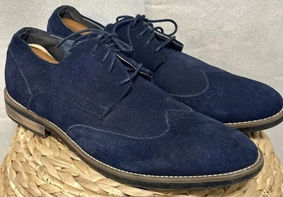 Zapatos para hombre Bruno Marc New York gamuza azul talla: 15 gran forma Foto 1 de 4