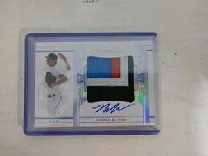 2024 Panini Flawless Noble Meyer Prospect Rookie Patch Auto 15/25 - Picture 1 of 1