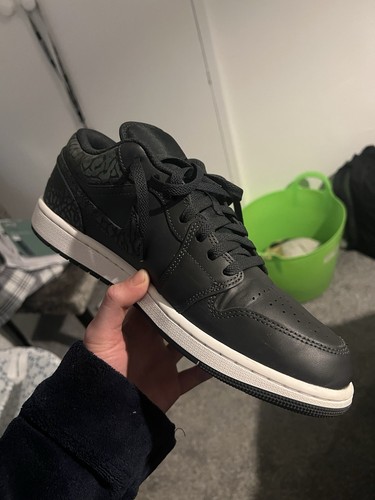 Air Jordan 1 Low SE Elephant nero taglia 9 5 UK