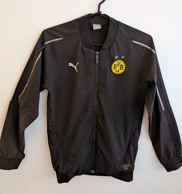 BVB Borussia Dortmund Leichte Windjacke Jungen Größe Gr. 152 - Bild 1 von 4
