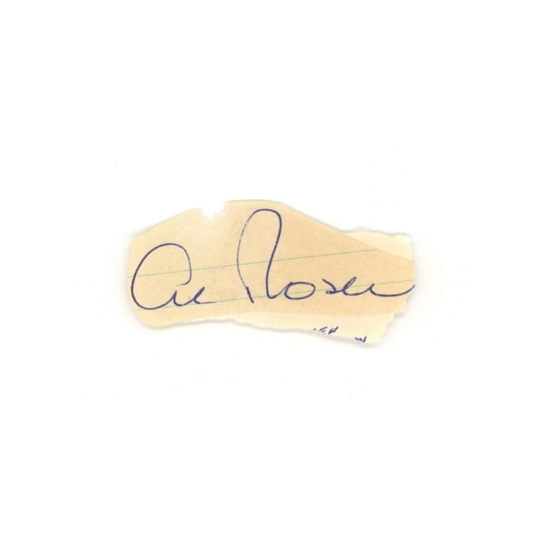 Al Rosen Cut Autograph (Spencer Ross LOA) - Image 1 of 1