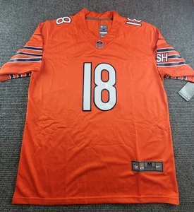 Chicago Bears Caleb Williams Mens Medium Large Football Alternate Orange Jersey - Picture 1 of 6