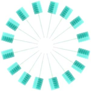 Oral Swabs Disposable Dental Swabstick for Mouth Cleaning Sponge 100PCS Soft - Picture 1 of 4