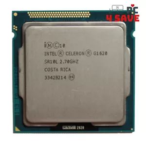 Intel Celeron Dual-Core G1620 SR10L 2.70 GHz LGA 1155 Desktop Processor CPU 55W - Picture 1 of 2