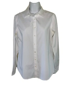 GAP Damen Langarmshirt B.Down Crisp M weiß tailliert Strech - Bild 1 von 8