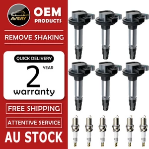 6x Ignition Coils + Spark Plugs for Mazda CX-9 CX9 TB 2007-2016 3.7L CA SUV - Picture 1 of 11