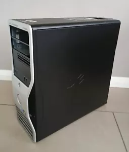 Black & Silver Dell Precision T3500 eATX Desktop PC Tower Case & Front I/O Ports - Picture 1 of 12