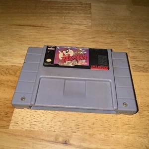 Taz-Mania - Super Nintendo SNES - Cartridge Only - Authentic - Picture 1 of 3