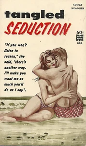 Merit Book 608 Tangled Seduction by Bill Lauren Vintage Sleaze Paperback PBO GGA - Picture 1 of 2