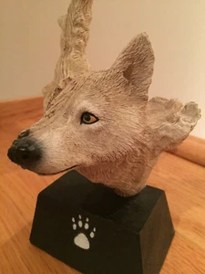 Rick Cain "Pinnacle Wolf" Resin Sculpture Limited Edition 985/2000 RARE & MINT - Picture 1 of 10