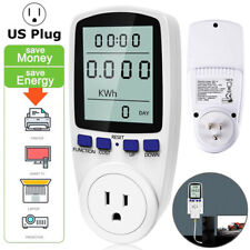 Us Digital Power Saving Energy Electricity Monitor Watt Amp Volt Meter Socket /