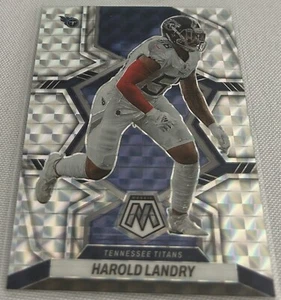 2022 Panini Mosaic Football Harold Landry Tennessee Titans Silver Mosaic Prizm - Picture 1 of 3