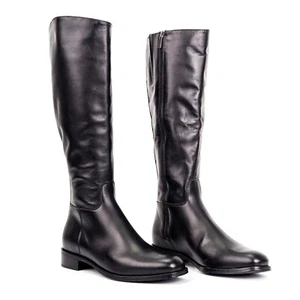 La Canadienne Women Sasha Black Leather Equestrian Riding Boots sz 8.5 - Picture 1 of 8