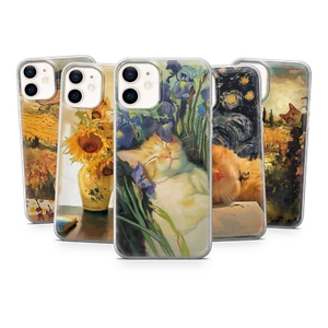 Van Gogh Phone Case for Samsung S24, S23, iPhone 15, 14, 13, Pixel 9 Pro, 8, 7 - Picture 1 of 66