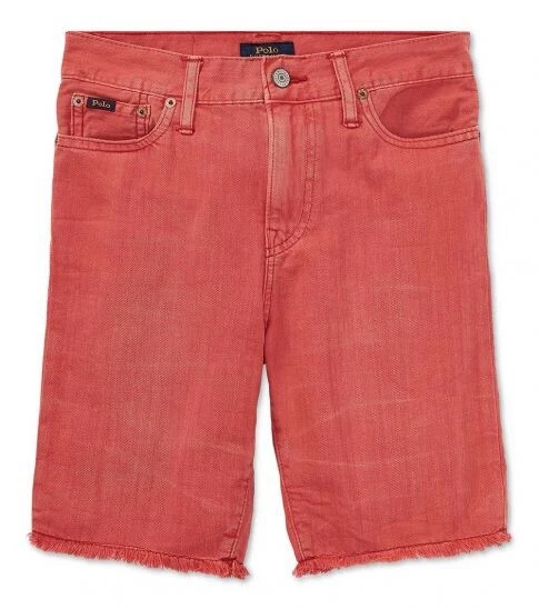 Polo Ralph Lauren Niños Niños Pantalones Cortos Denim Finn Rojo Lavado Foto 1 de 1