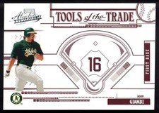 2005 Playoff Absolute Memorabilia Tools of the Trade Red #TT93 Jason Giambi /250